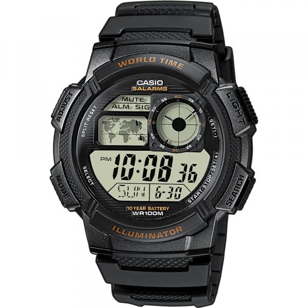 Relógio Masculino Casio Ae-1000w-1avdf Prova Dagua