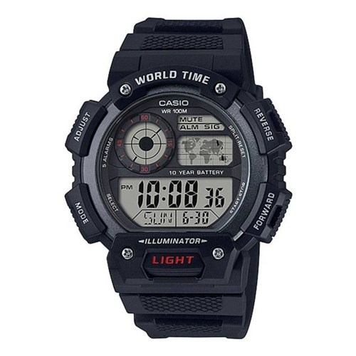 Relógio Masculino Casio Ae-1400Wh-1Av - Preto