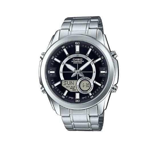 Relógio Masculino Casio AMW-810D-1AVDF - Prata