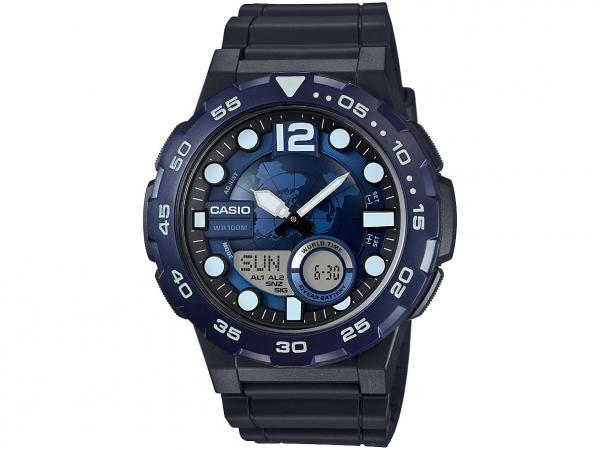 Relógio Masculino Casio Anadigi - AEQ-100W-2AVDF