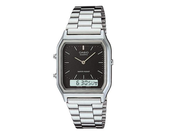 Relógio Masculino Casio Anadigi - Resistente à Água Cronômetro AQ-230A-1DMQ