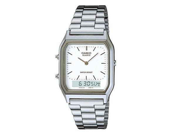 Relógio Masculino Casio Anadigi - Resistente à Água Cronômetro AQ-230A-7DMQ