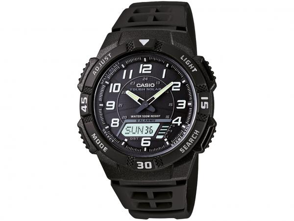 Relógio Masculino Casio Anadigi - Resistente à Água Cronômetro AQ-S800W-1BVDF