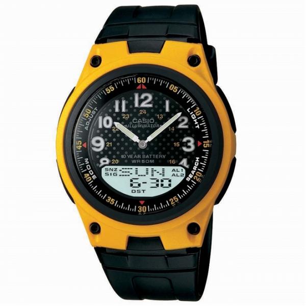 Relogio Masculino Casio Analogico/digital com Cronometro e Calendario - Aw-80-9bvdf