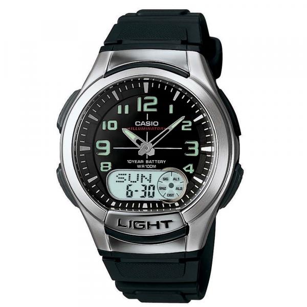 Relogio Masculino Casio Analogico/digital Esportivo - Aq-180w-1bvdf