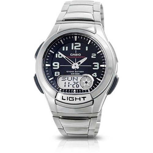 Relogio Masculino Casio Analogico/Digital Esportivo Aq180wd-1Bvdf