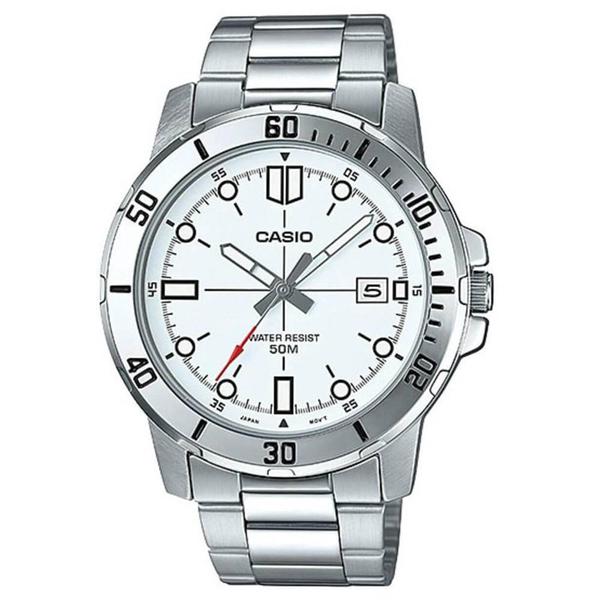 Relógio Masculino Casio Analógico MTP-VD01D-7E - Prata