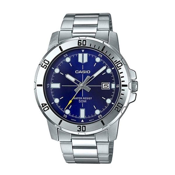 Relógio Masculino Casio Analógico MTP-VD01D-2EVUDF - Prata