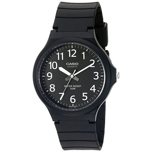 Relógio Masculino Casio Analógico Mw2401bvdf - Preto