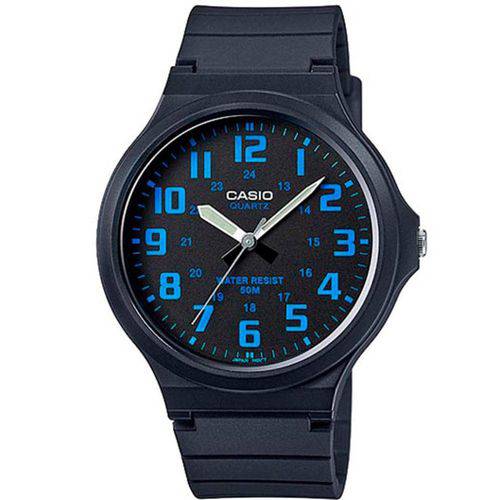 Relógio Masculino Casio Analógico Mw2402bvdf - Preto