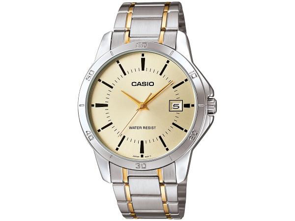 Relógio Masculino Casio Analógico - Resistente à Água Collection MTPV004SG9AUDF