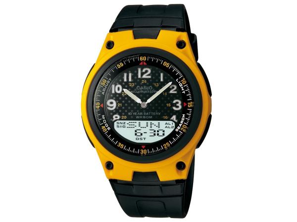 Relógio Masculino Casio AW-80-9BVDF - Anadigi com Cronômetro e Calendário