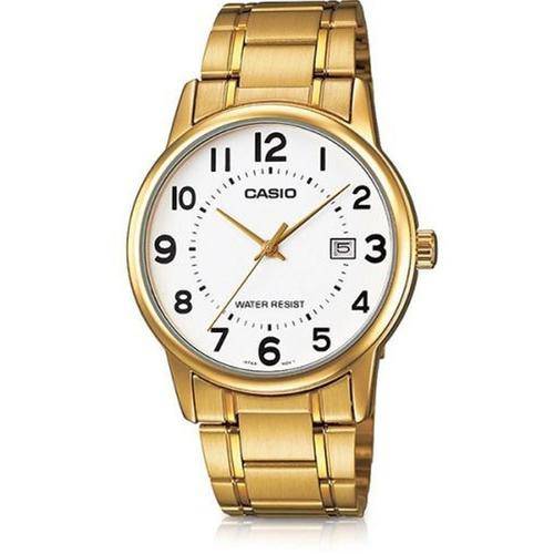 Relogio Masculino Casio Collection - Mtp-v004g-7budf -dourado