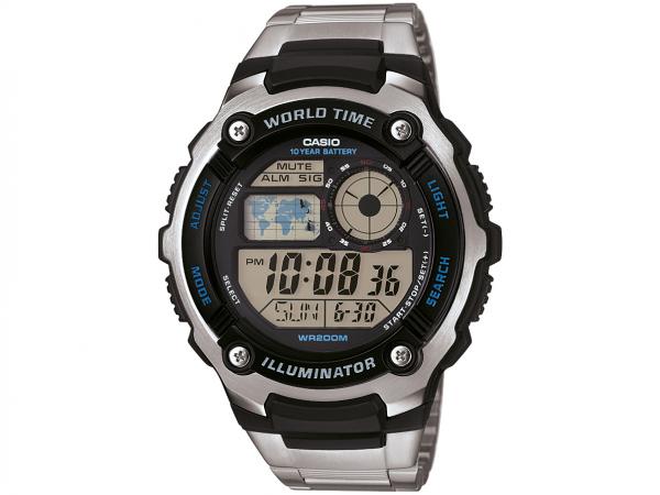 Relógio Masculino Casio Digital - AE-2100WD-1AVDF