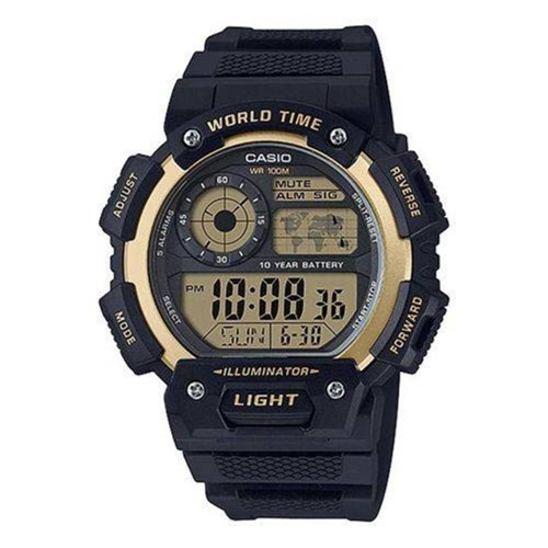 Relógio Masculino Casio Digital Ae-1400Wh-9Avdf - Preto