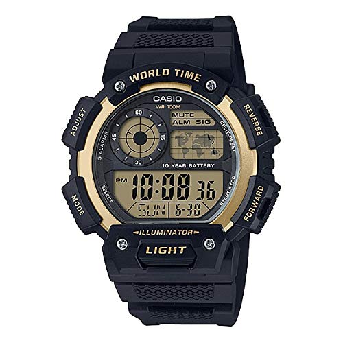 Relógio Masculino Casio Digital AE-1400WH-9AVDF - Preto