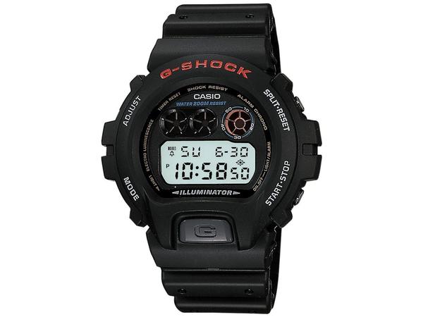 Relógio Masculino Casio Digital Esportivo - DW-6900-1VDR Preto