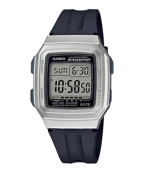 Relógio Masculino Casio Digital F-201wam-7avdf Prata