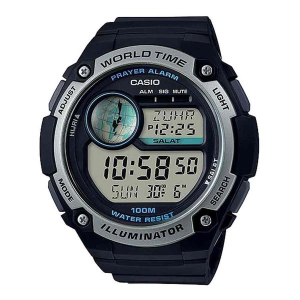 Relógio Masculino Casio Digital Preto - CPA-100-1AVDF