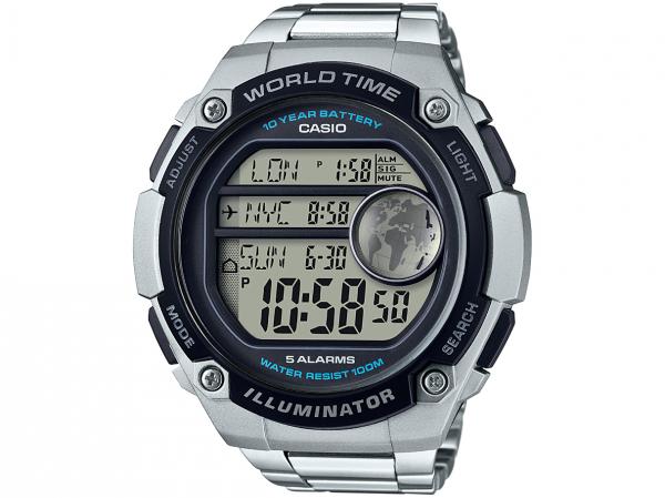 Relógio Masculino Casio Digital - Resistente à Água AE-3000WD-1AVDF