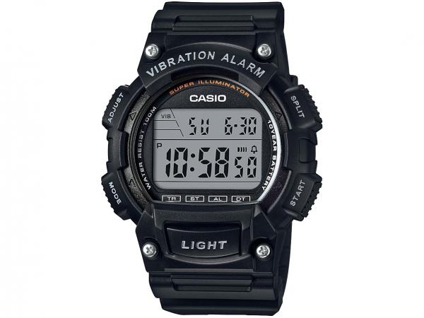 Relógio Masculino Casio Digital - Resistente à Água W-736H-1AVDF