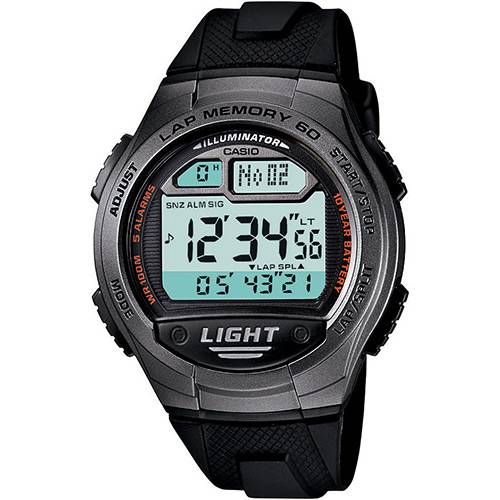 Relógio Masculino Casio Digital Social W-734-1AVDF