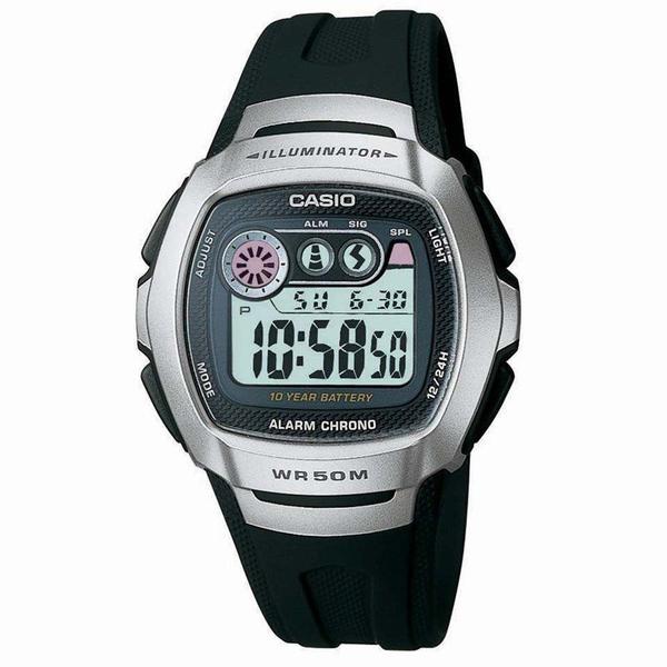 Relogio Masculino Casio Digital Standard W-210-1avdf - Preto