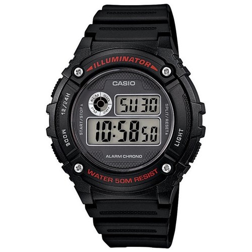 Relogio Masculino Casio Digital W-216H-1Avdf