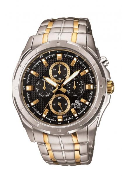 Relógio Masculino Casio Edifice EFR-328ZSG-1AV 43mm Aço Prata