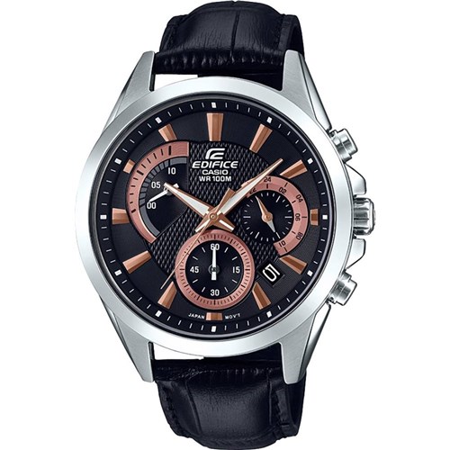 Relógio Masculino Casio Edifice Efv-580l-1avudf Prata/preto