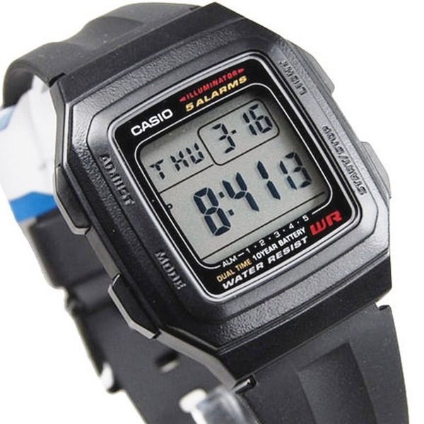 Relogio Masculino Casio F-201WA-1ADF Digital Esportivo