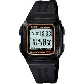 Relógio Masculino Casio F-201Wa-9Adf Digital Preto