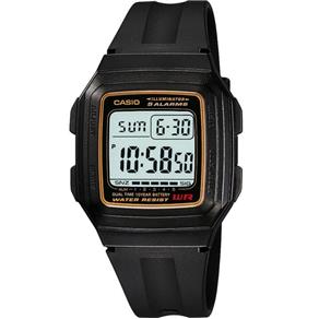 Relógio Masculino Casio F-201Wa-9Adf - Preto