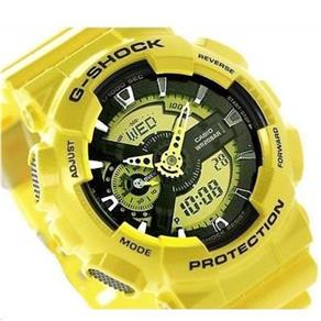 Relógio Masculino Casio G-Shock GA110NM-9A Modelo Exclusivo - Amarelo Metálico