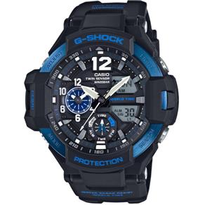 Relógio Masculino Casio G-Shock Modelo GA1100-2B - a Prova D`Água