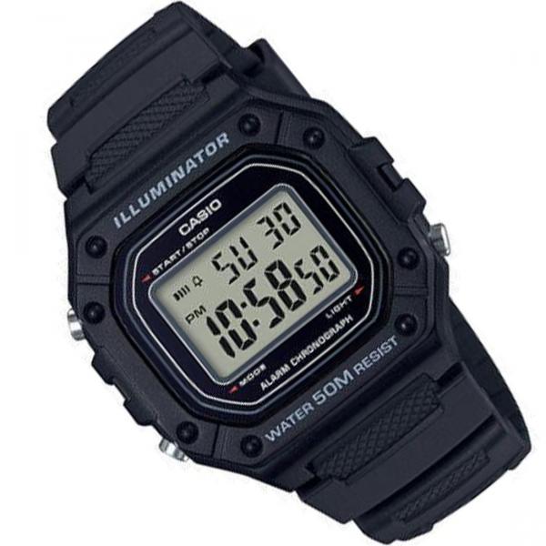 Relogio Masculino Casio Iluminator W-218h Lrj