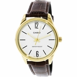 Relógio Masculino Casio Mtp-v005gl-7bud - Dourado/marrom