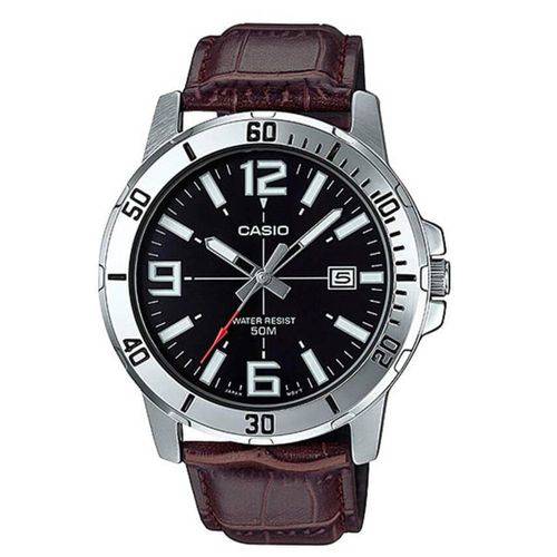 Relógio Masculino Casio Mtp-vd01l-1bv - Prata/marrom