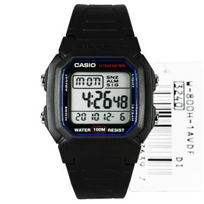 Relógio Masculino Casio W-800H-1Avdf - Preto