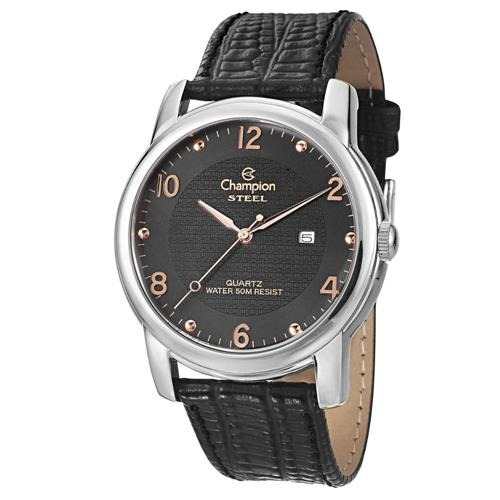 Relógio Masculino Champion Ca21160t Pulseira Couro