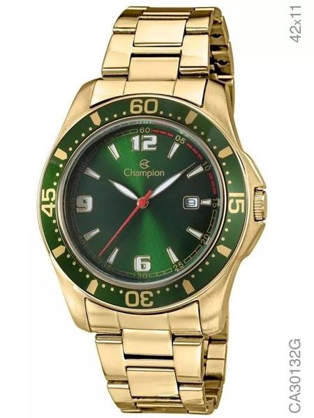 Relógio Masculino Champion Sport Dourado Verde Ca30132g