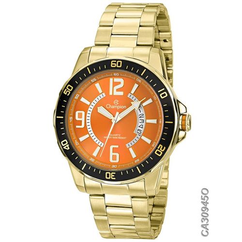 Relógio Masculino Champion Sports CA30945O Dourado