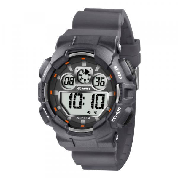 Relogio Masculino Cinza X-games Digital Esportivo XMPPD343 B