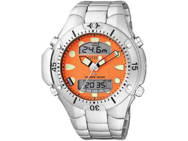 Relógio Masculino Citizen Anadigi Esportivo - Aqualand TZ10128J Prata