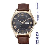 Relogio Masculino Citizen Automatico Couro Tz20797p