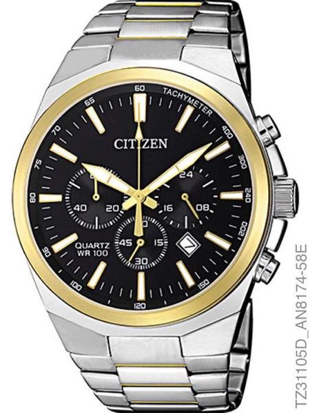 Relógio Masculino Citizen Cronógrafo Tz31105d Aço Inoxidável Prata