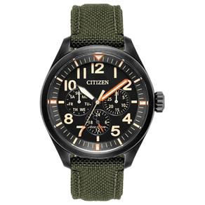 Relógio Masculino Citizen Eco-Drive Militar Nylon BU2055-16E