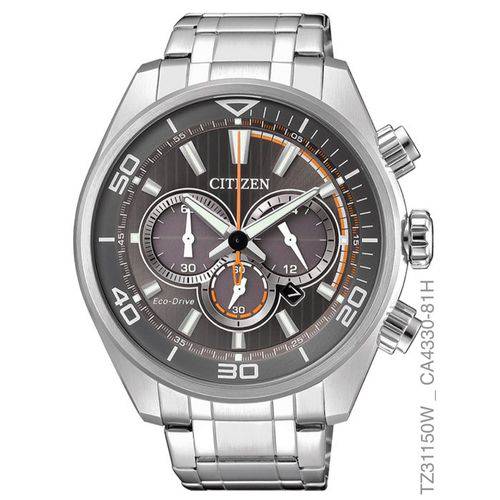 Relógio Masculino Citizen Eco-drive Tz31150w Aço Inoxidável Prata