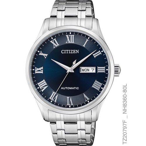 Relógio Masculino Citizen Prata Automático TZ20797F