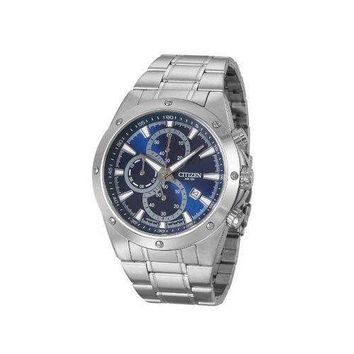 Relógio Masculino Citizen Tz30642f 43mm Aço Inoxidável Prata